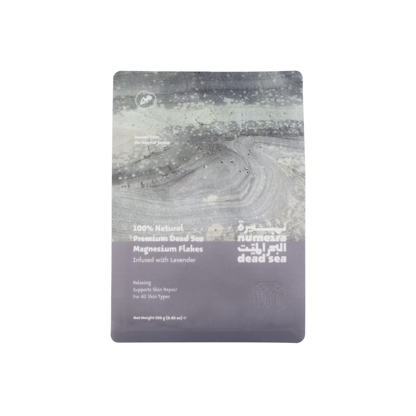 Lavendel Tote Meer Magnesium Flocken.