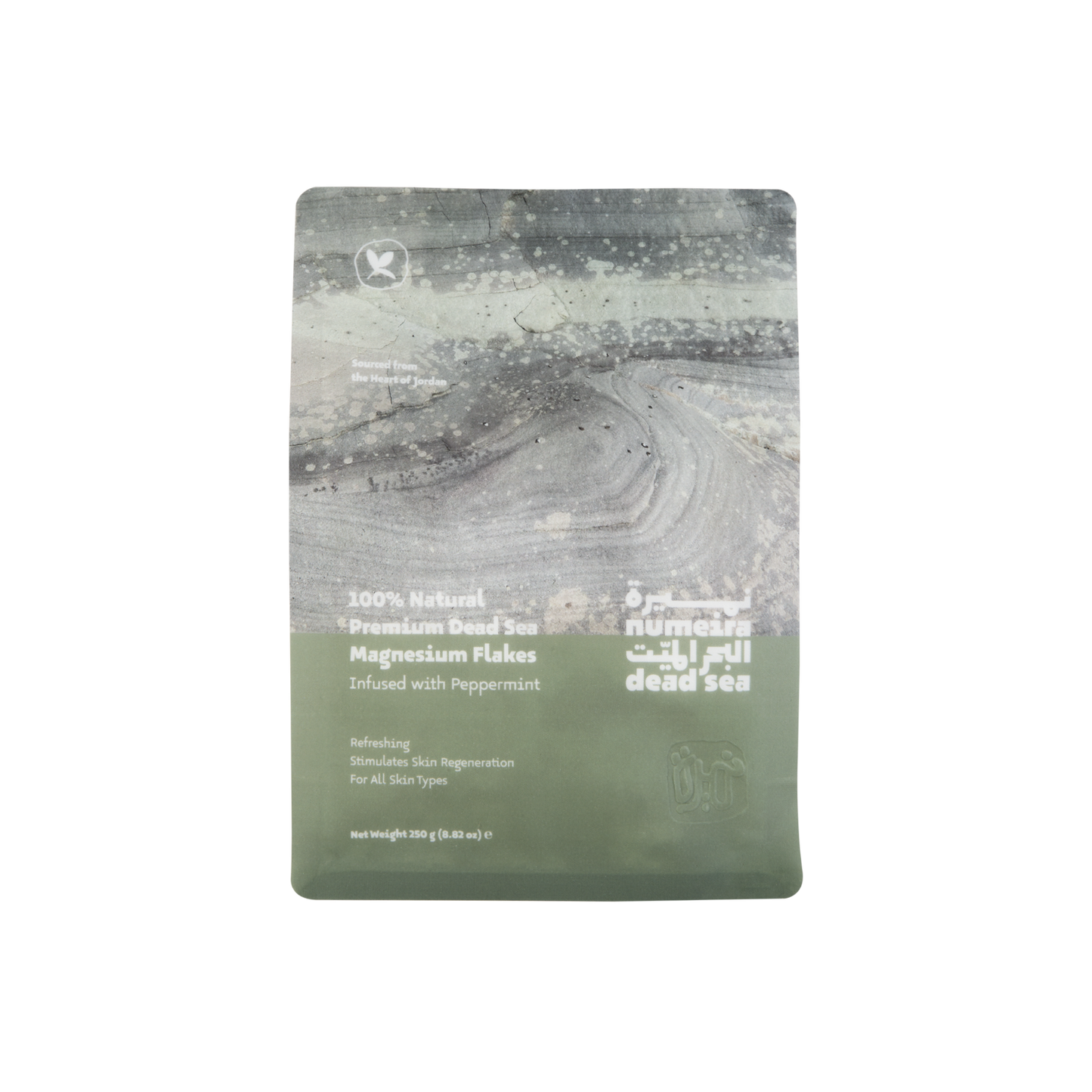 Pfefferminz Tote Meer Magnesium Flocken